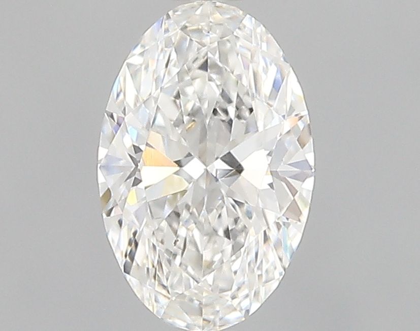 Diamante Naturale Taglio Ovale 0.6ct VG/VG F VVS1 - GIA - 7.09x4.63x2.88mm