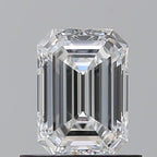 Diamante Naturale Taglio Smeraldo 0.7ct VG/EX E VVS2 - GIA - 6.23x4.43x2.8mm