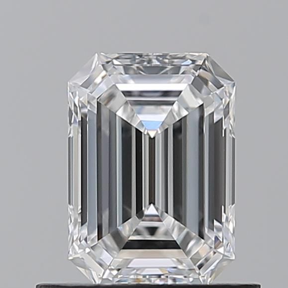 Diamante Naturale Taglio Smeraldo 0.7ct VG/EX E VVS2 - GIA - 6.23x4.43x2.8mm