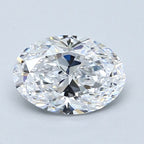 Diamante Naturale Taglio Ovale 1.2ct EX/EX D VS1 - GIA - 8.41x5.87x3.6mm