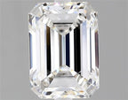 Diamante Naturale Taglio Smeraldo 1.37ct VG/EX F VS2 - GIA - 7.48x5.36x3.55mm