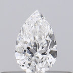 Diamante Naturale Taglio Goccia 0.19ct G/EX F VVS1 - GIA - 4.87x3.17x1.98mm