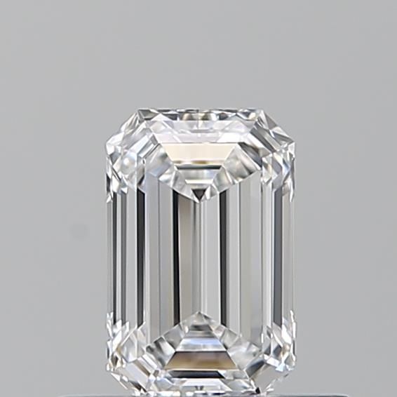 Diamante Naturale Taglio Smeraldo 0.51ct VG/EX D VVS2 - GIA - 5.83x3.73x2.48mm