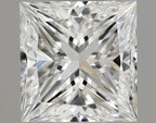 Diamante Naturale Taglio Princess 0.52ct VG/VG E VVS1 - GIA - 4.62x4.47x3.23mm