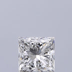 Diamante Naturale Taglio Princess 0.65ct VG/EX H VVS1 - GIA - 4.61x4.58x3.43mm