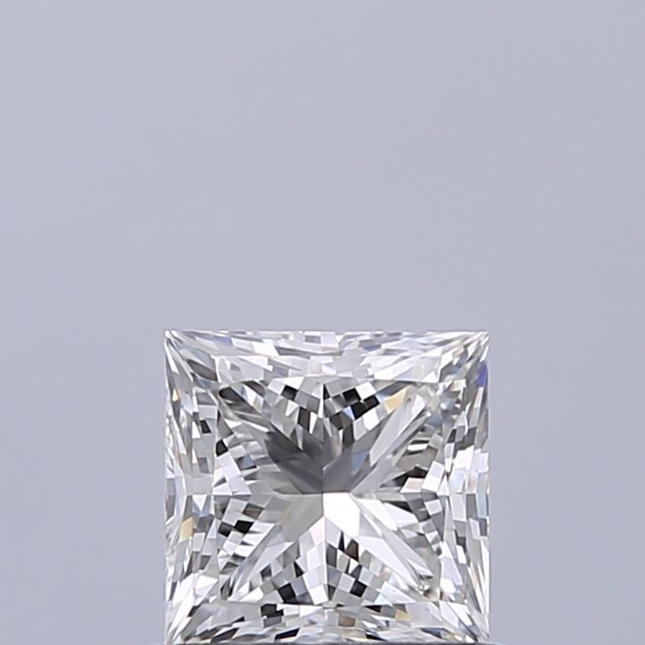 Diamante Naturale Taglio Princess 0.65ct VG/EX H VVS1 - GIA - 4.61x4.58x3.43mm