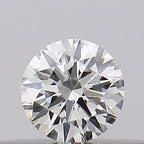 Diamante Taglio Brillante 0.16ct EX/VG/EX J VVS1 - GIA - 3.5x3.51x2.14mm