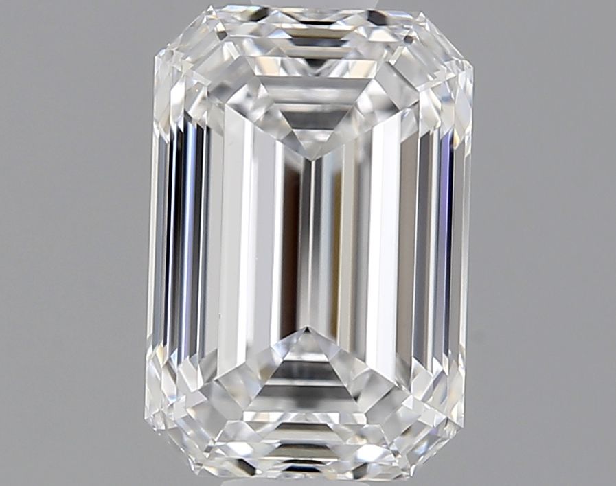 Diamante Naturale Taglio Smeraldo 1.3ct EX/EX D VVS2 - GIA - 7.39x4.99x3.43mm