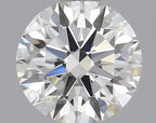 Diamante Naturale Taglio Brillante 0.55ct 3EX I VVS1 - IGI - 5.29x5.31x3.23mm