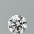 Diamante Naturale Taglio Brillante 0.18ct 3EX E IF - GIA - 3.65x3.68x2.17mm