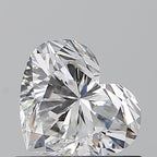 Diamante Naturale Taglio Cuore 0.72ct VG/EX E VVS2 - GIA - 5.34x6.26x3.74mm
