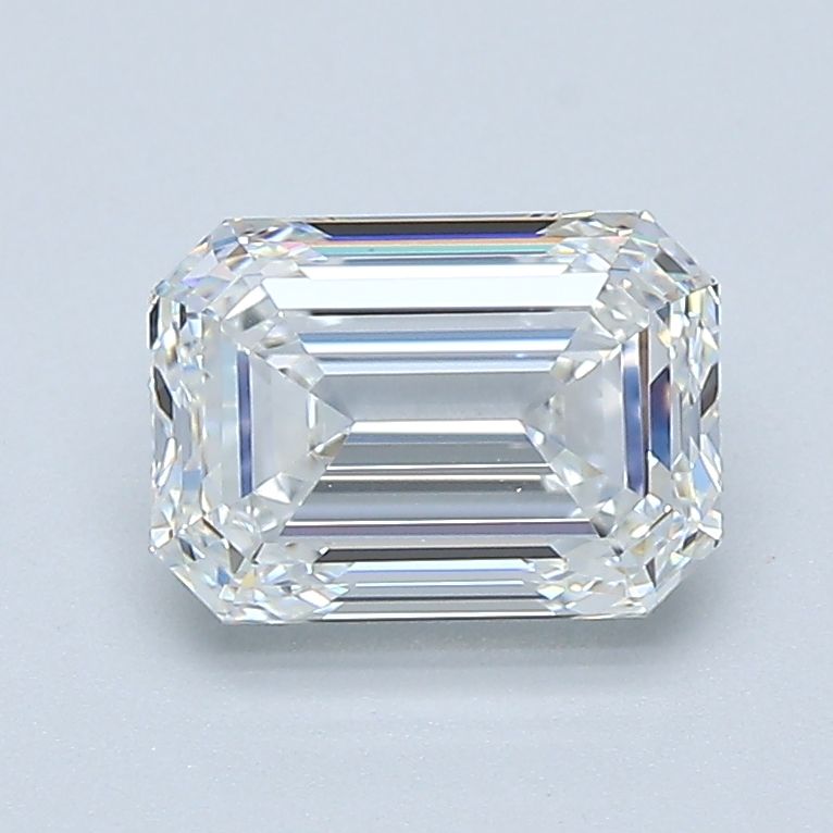Diamante Naturale Taglio Smeraldo 1.4ct EX/EX E VVS2 - GIA - 7.33x5.23x3.54mm