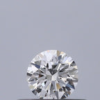Diamante Naturale Taglio Brillante 0.23ct 3EX F IF - GIA - 3.92x3.94x2.43mm