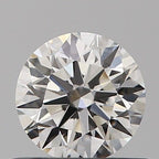 Diamante Naturale Taglio Brillante 0.47ct 3EX H VVS2 - GIA - 4.96x4.95x3.08mm