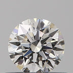 Diamante Naturale Taglio Brillante 0.4ct 3EX H IF - GIA - 4.7x4.68x2.93mm