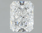 Diamante Naturale Taglio Radiant 0.9ct VG/EX D VVS2 - GIA - 6.18x4.75x3.35mm
