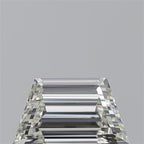 Diamante Naturale Taglio Trapezio 0.75ct VG/EX I VVS2 - GIA - 7.35x4.2x2.84mm