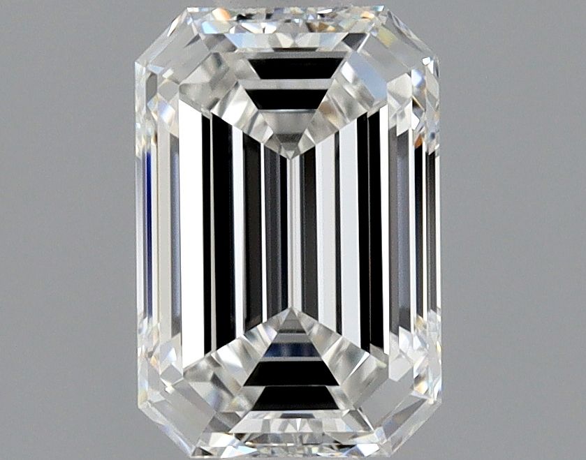 Diamante Naturale Taglio Smeraldo 0.7ct VG/EX F VVS2 - GIA - 6.34x4.27x2.78mm