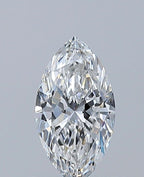 Diamante Naturale Taglio Marquise 0.5ct VG/EX F VS1 - GIA - 7.84x4.2x2.54mm