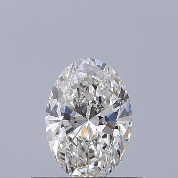 Diamante Naturale Taglio Ovale 0.42ct EX/EX F VVS1 - IGI - 6.07x4.25x2.63mm