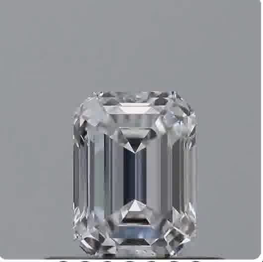 Diamante Naturale Taglio Smeraldo 0.44ct EX/EX D VVS1 - GIA - 5.0x3.62x2.43mm