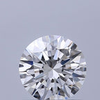 Diamante Naturale Taglio Brillante 0.5ct 3EX D VS2 - GIA - 5.09x5.12x3.12mm