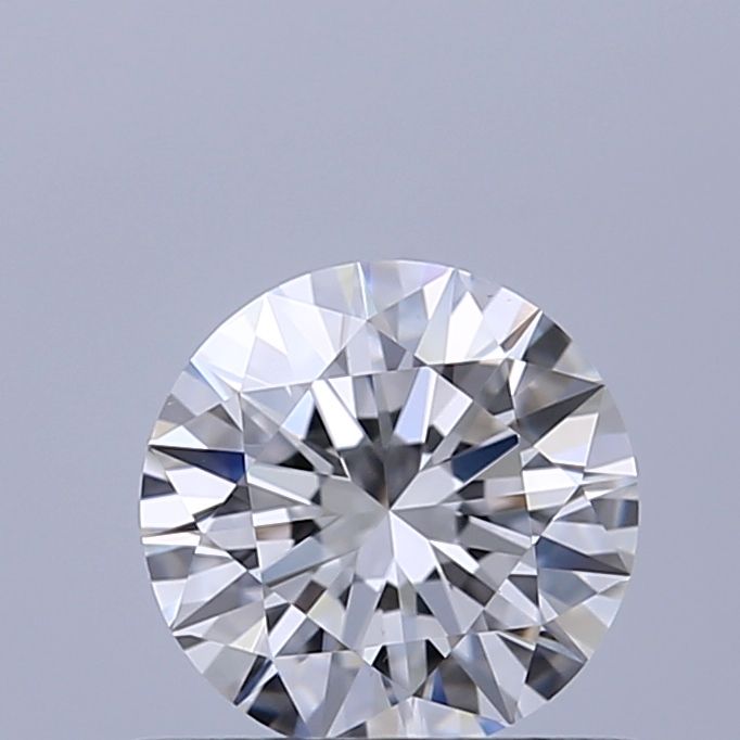Diamante Naturale Taglio Brillante 0.5ct 3EX D VS2 - GIA - 5.09x5.12x3.12mm