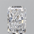 Diamante Naturale Taglio Radiant 0.7ct EX/VG D VVS1 - GIA - 6.47x4.24x2.81mm
