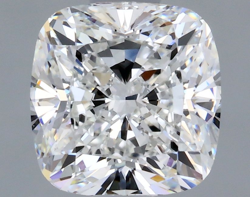 Diamante Taglio Cushion Brillante 1ct EX/EX F VS2 - GIA - 5.66x5.56x3.82mm