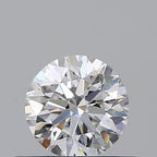 Diamante Naturale Taglio Brillante 0.4ct VG/EX/EX E VS1 - GIA - 4.64x4.61x2.96mm