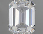 Diamante Naturale Taglio Smeraldo 0.54ct VG/EX E VS1 - GIA - 5.14x3.9x2.69mm