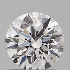 Diamante Naturale Taglio Brillante 0.51ct 3EX D VS2 - GIA - 5.12x5.09x3.2mm