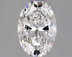 Diamante Naturale Taglio Ovale 0.55ct VG/EX E IF - GIA - 6.51x4.53x2.92mm
