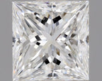 Diamante Naturale Taglio Princess 0.61ct G/EX E VS2 - GIA - 4.89x4.73x3.32mm