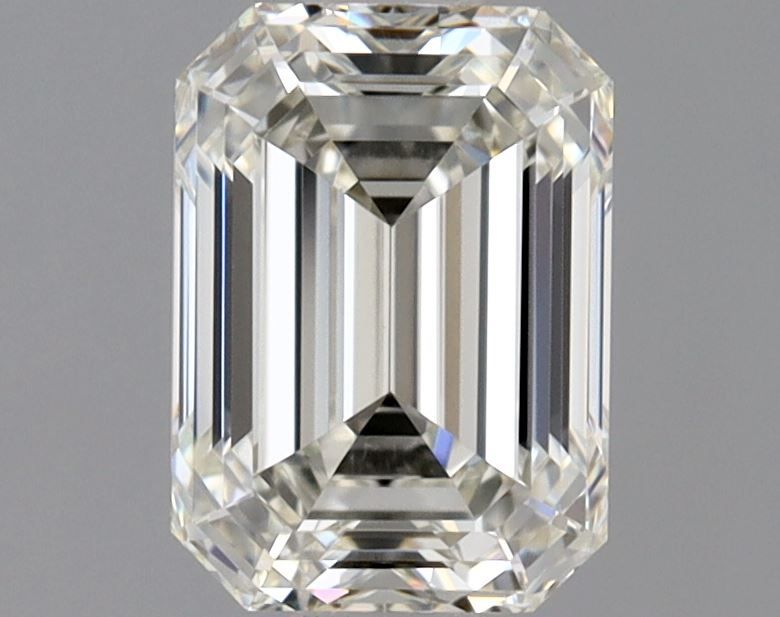 Diamante Naturale Taglio Smeraldo 0.93ct VG/VG J VVS2 - GIA - 6.35x4.59x3.16mm