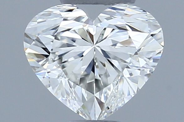 Diamante Naturale Taglio Cuore 0.41ct VG/EX H IF - GIA - 4.46x5.18x3.1mm