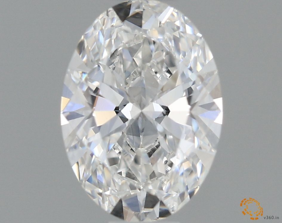 Diamante Naturale Taglio Ovale 0.51ct EX/EX E VVS2 - GIA - 6.41x4.6x2.79mm