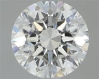 Diamante Naturale Taglio Brillante 0.61ct 3EX E VVS1 - IGI - 5.38x5.4x3.37mm