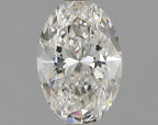 Diamante Naturale Taglio Ovale 0.6ct VG/EX J VVS1 - GIA - 6.86x4.66x2.95mm