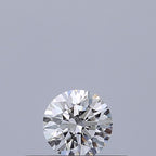 Diamante Naturale Taglio Brillante 0.19ct 3EX D VS1 - GIA - 3.69x3.72x2.31mm