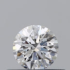 Diamante Taglio Brillante 0.33ct VG/EX/EX E VS1 - GIA - 4.43x4.39x2.76mm