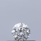 Diamante Naturale Taglio Brillante 0.19ct 3EX F VVS2 - GIA - 3.66x3.68x2.3mm