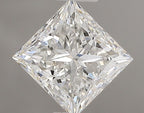 Diamante Naturale Taglio Princess 0.9ct EX/EX G VVS1 - GIA - 5.18x4.99x3.79mm