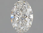 Diamante Naturale Taglio Ovale 0.41ct VG/EX F VS2 - GIA - 6.46x4.21x2.54mm