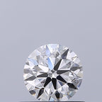 Diamante Naturale Taglio Brillante 0.5ct VG/VG/EX D VS2 - GIA - 4.95x5.0x3.16mm