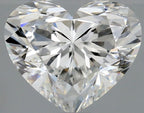 Diamante Naturale Taglio Cuore 0.83ct EX/EX F VS2 - GIA - 5.61x6.69x3.85mm