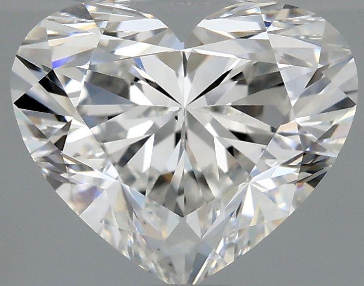 Diamante Naturale Taglio Cuore 0.83ct EX/EX F VS2 - GIA - 5.61x6.69x3.85mm