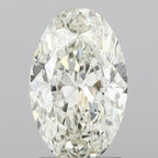 Diamante Naturale Taglio Ovale 1.51ct G/EX J VVS1 - IGI - 9.83x6.21x3.69mm