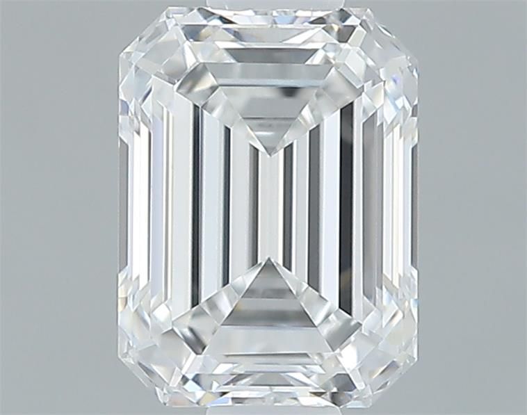 Diamante Naturale Taglio Smeraldo 0.58ct VG/EX E VVS2 - GIA - 5.42x4.06x2.77mm