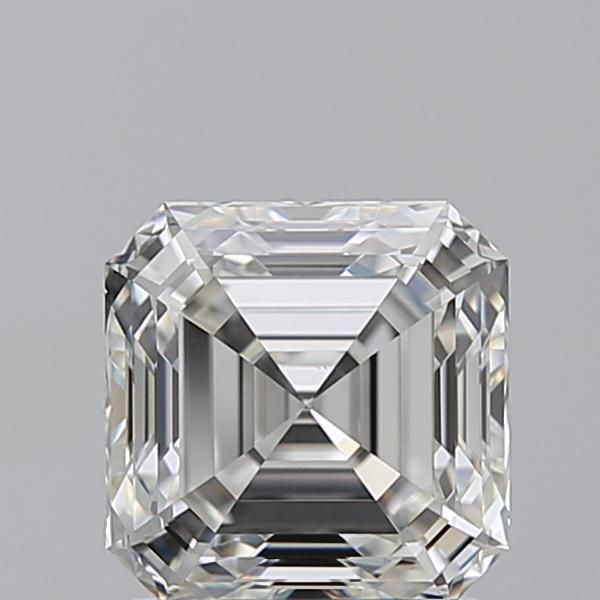 Diamante Naturale Taglio Asscher 1.57ct EX/EX H VVS2 - GIA - 6.45x6.41x4.31mm